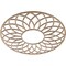 Ekena Millwork Cannes Wood Fretwork Pierced Ceiling Medallion, Red Oak, 28"OD x 9 5/8"ID x 1/4"T CMWP28X28X0250CNRO - alternate 5